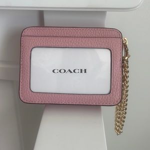 Brand new with tags Powder Pink coach wristlet